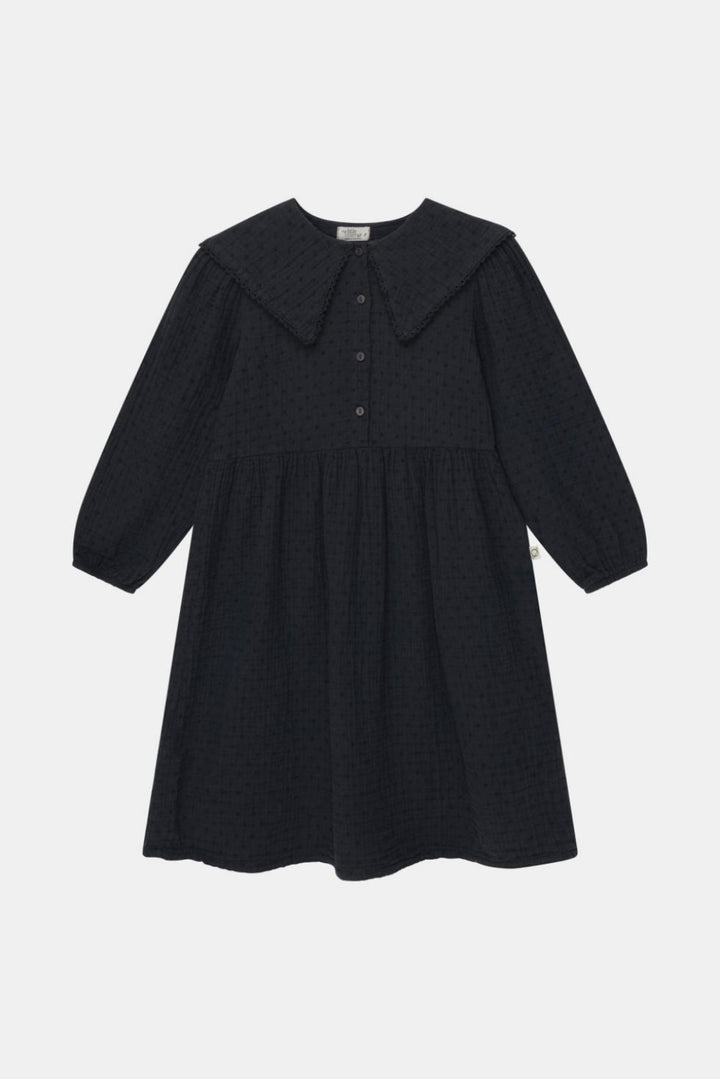 Organic gauze dress - Dark grey - Dresses
