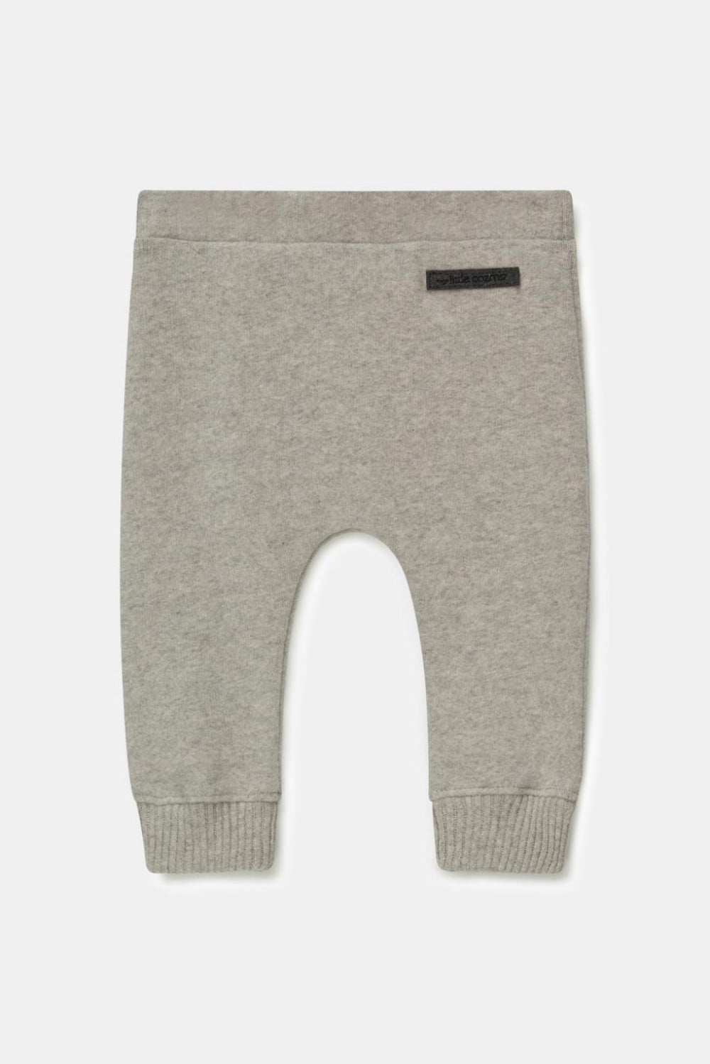 Organic knit baby pants - Light grey - 9M - Pants