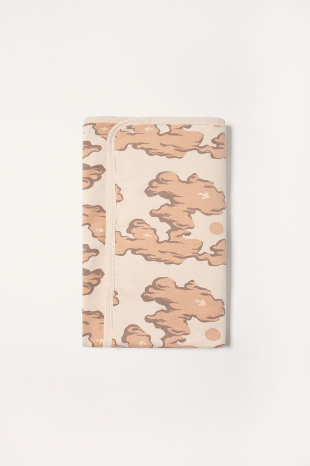 Organic Pima cotton baby blanket - Pink Clouds - One Size - Blanket