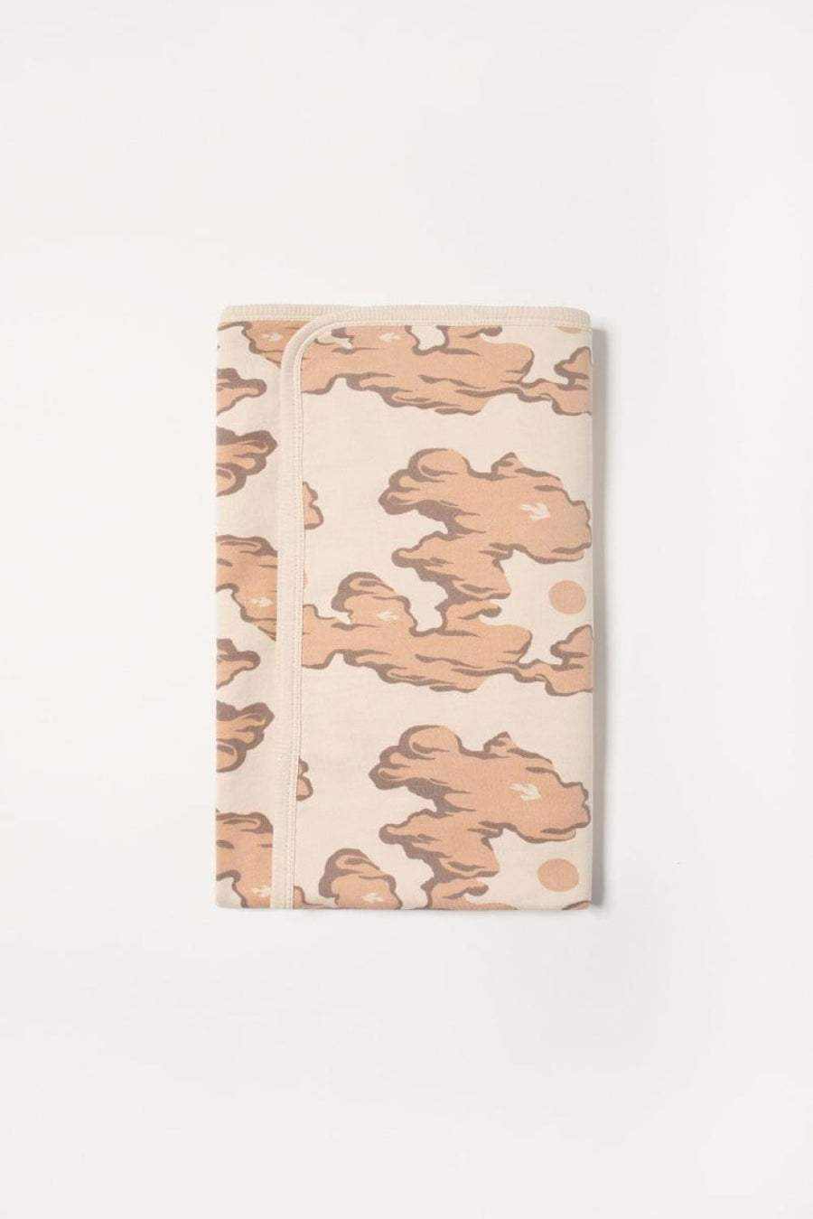 Organic Pima cotton baby blanket - Pink Clouds - One Size - Blanket