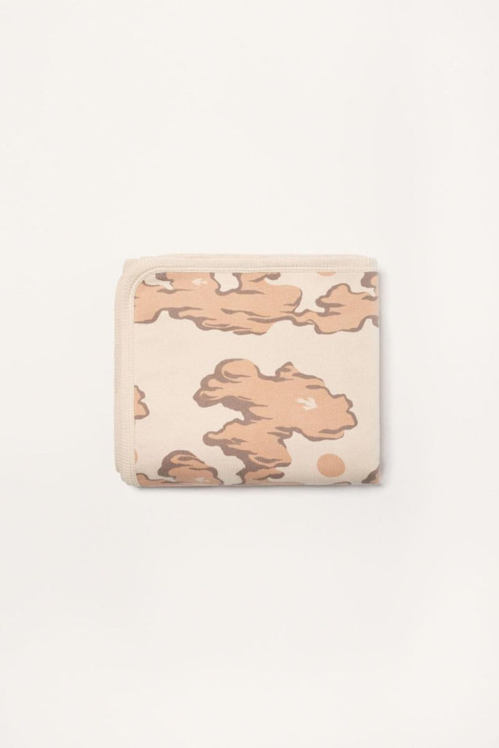 Organic Pima cotton baby blanket - Pink Clouds - One Size - Blanket