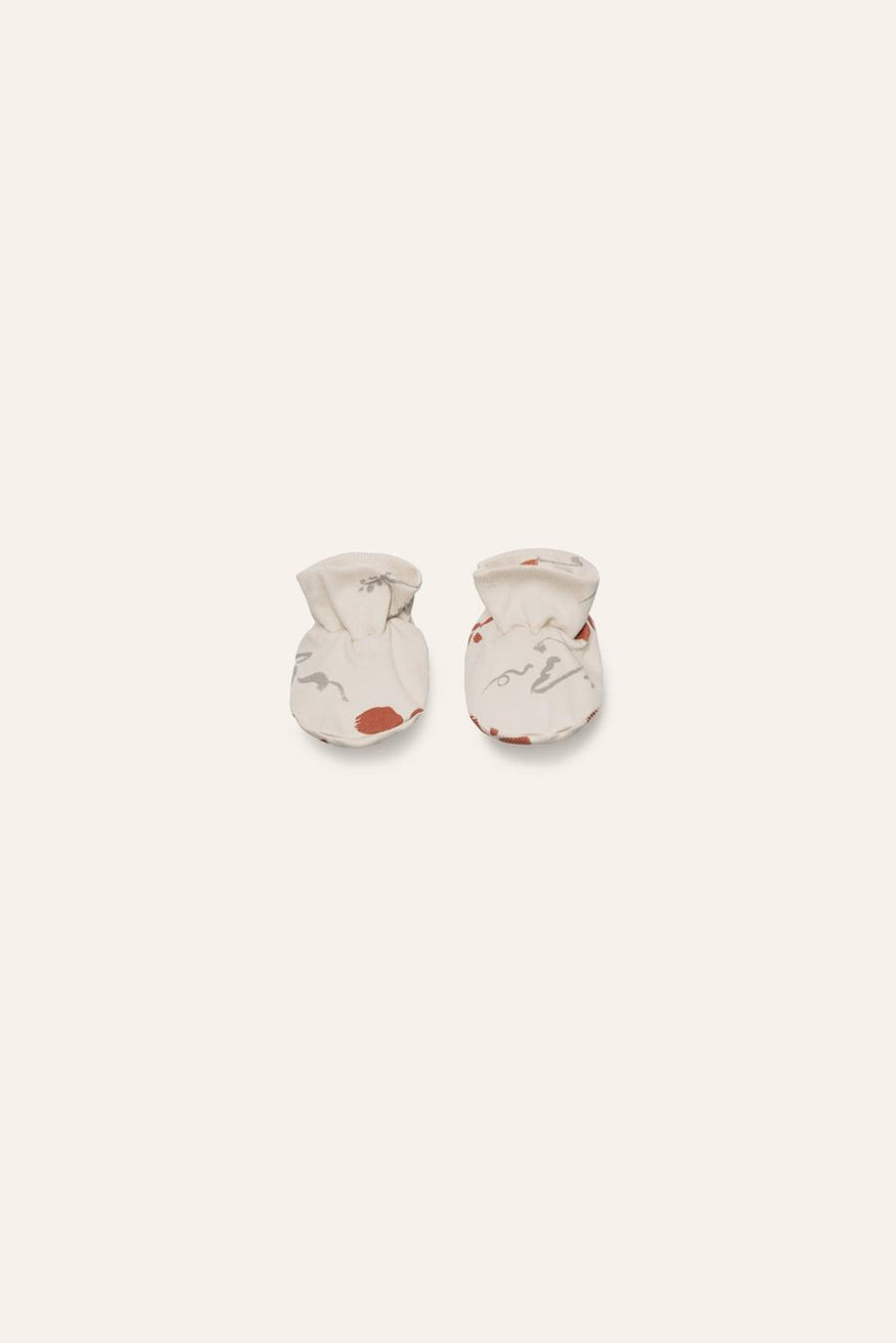 Organic Pima Cotton Baby Booties - Peace - Bootie