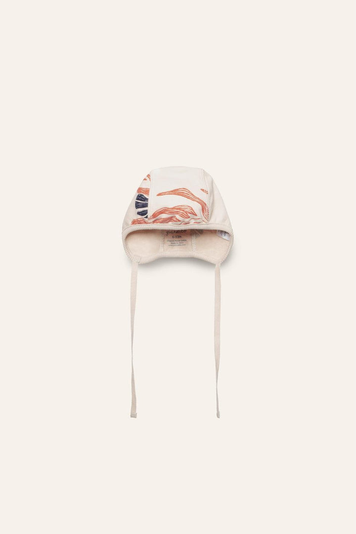 Organic Pima Cotton Baby Hat - Whale - Bonnet