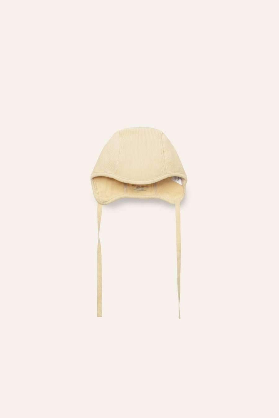 Organic Pima Cotton Baby Hat - Yellow - Bonnet