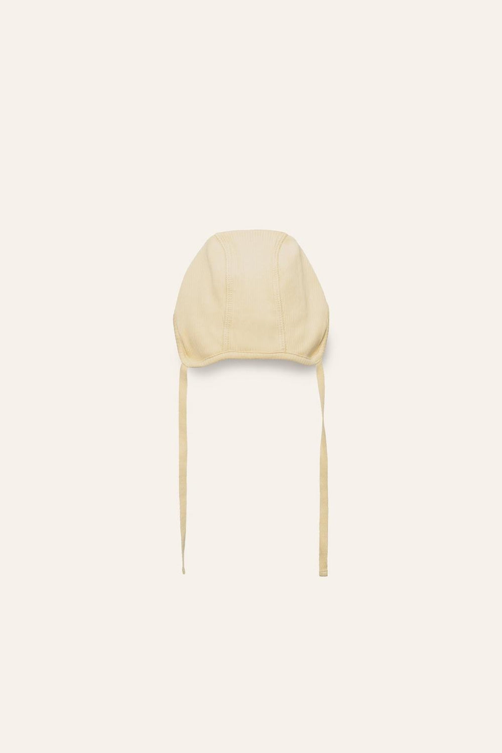 Organic Pima Cotton Baby Hat - Yellow - Bonnet