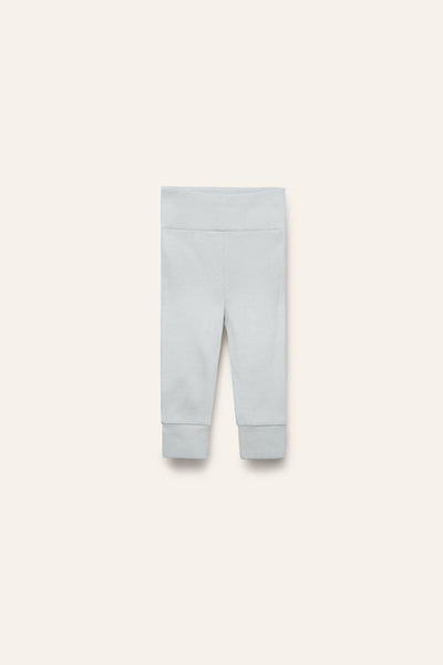Organic Pima Cotton Baby Leggings - Blue - Leggings