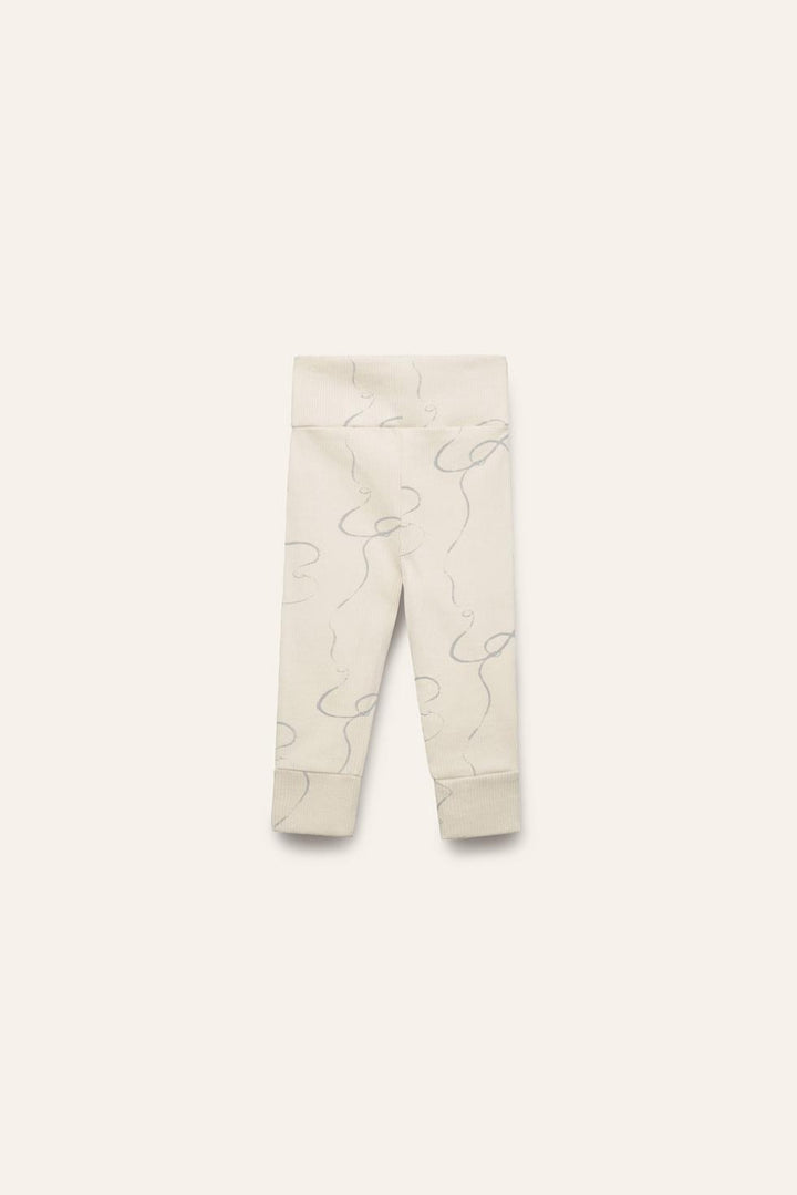 Organic Pima Cotton Baby Leggings - Breeze - Leggings