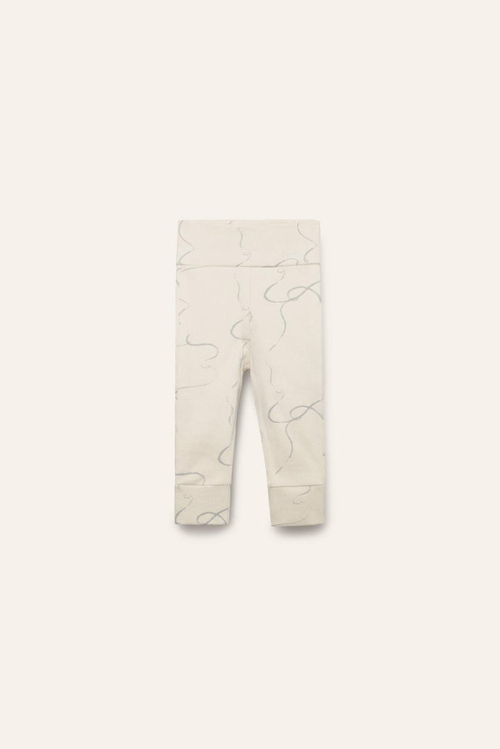 Organic Pima Cotton Baby Leggings - Breeze - Leggings
