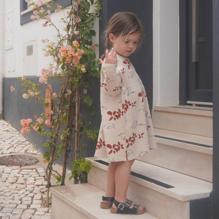Organic Pima Cotton Kids Dress - Peace - Dresses
