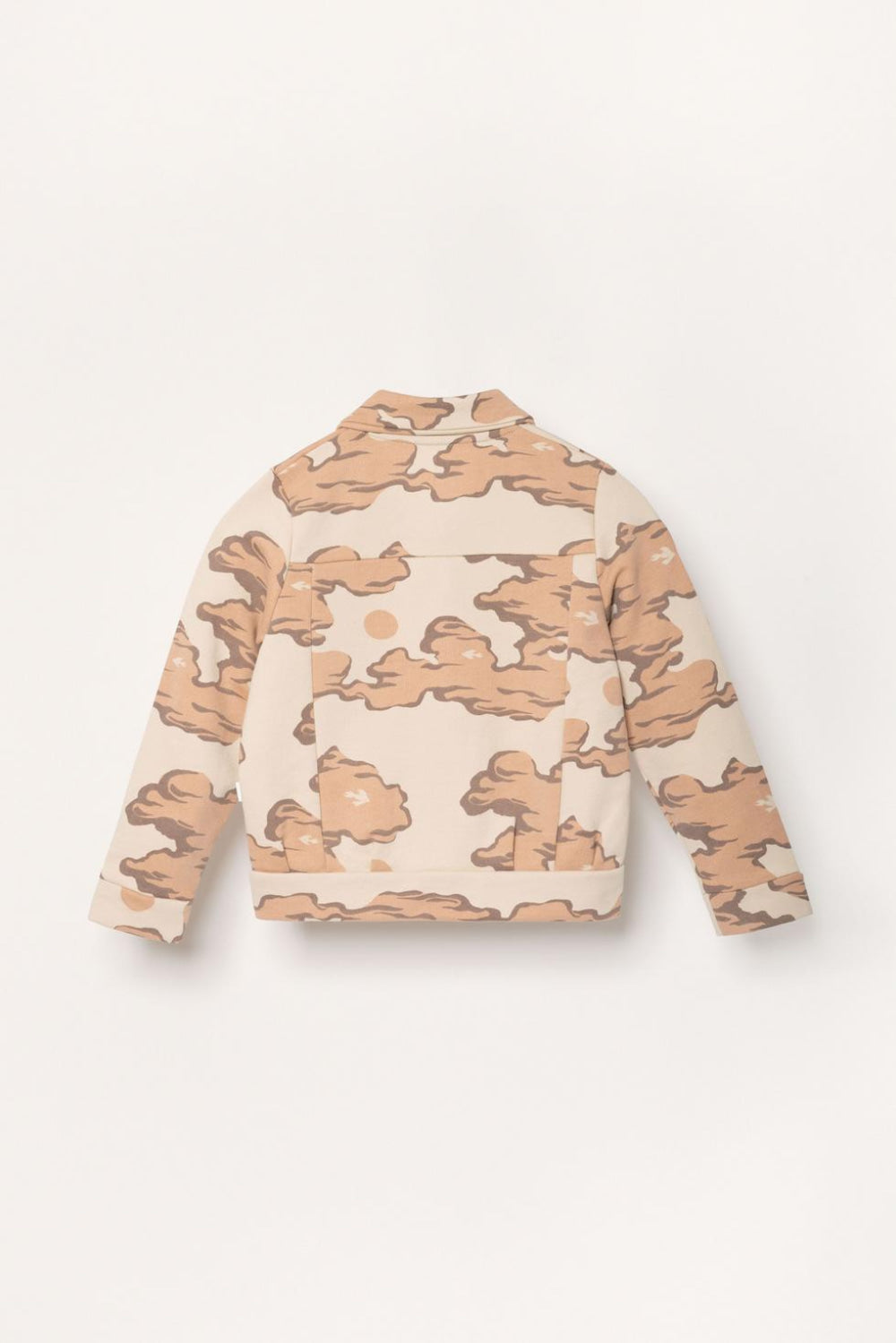Organic Pima Cotton Kids Jersey Jacket - Pink Clouds - Jacket