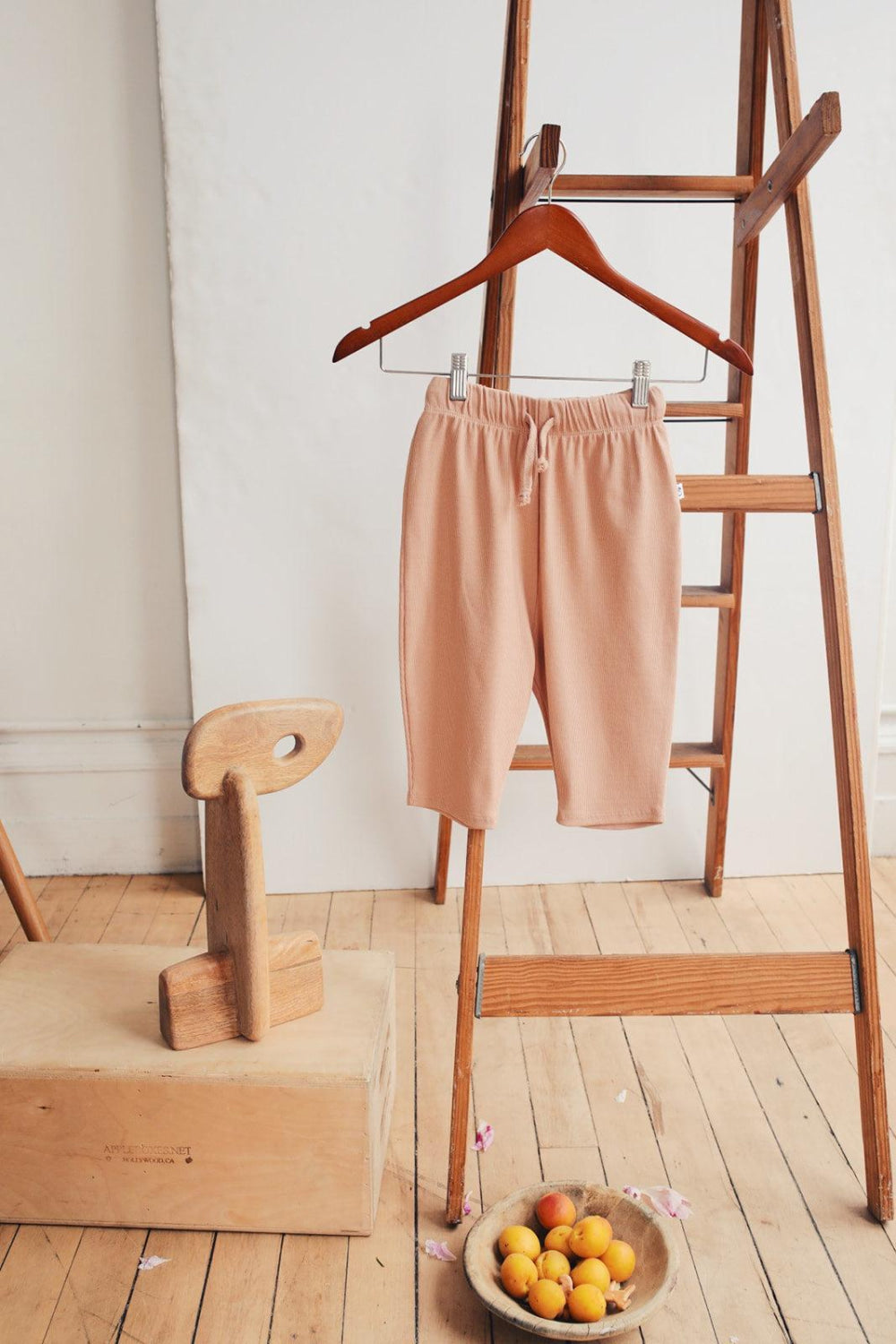 Organic Pima Cotton Kids Lounge Pants - Pink - Pants