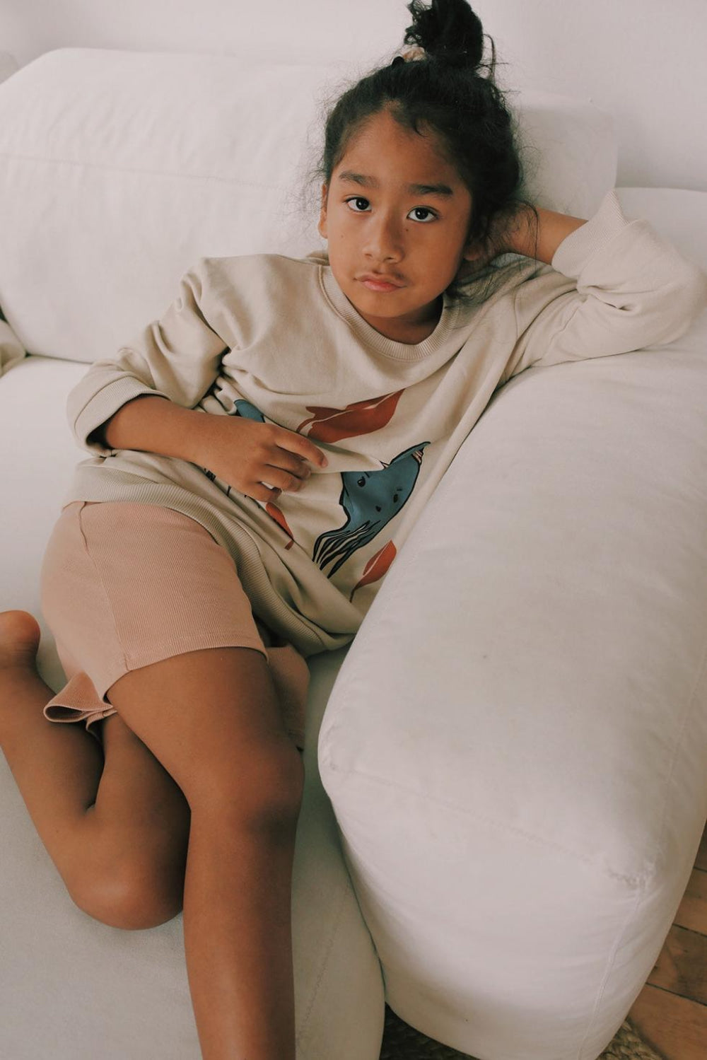 Organic Pima Cotton Kids Shorts - Pink - Shorts