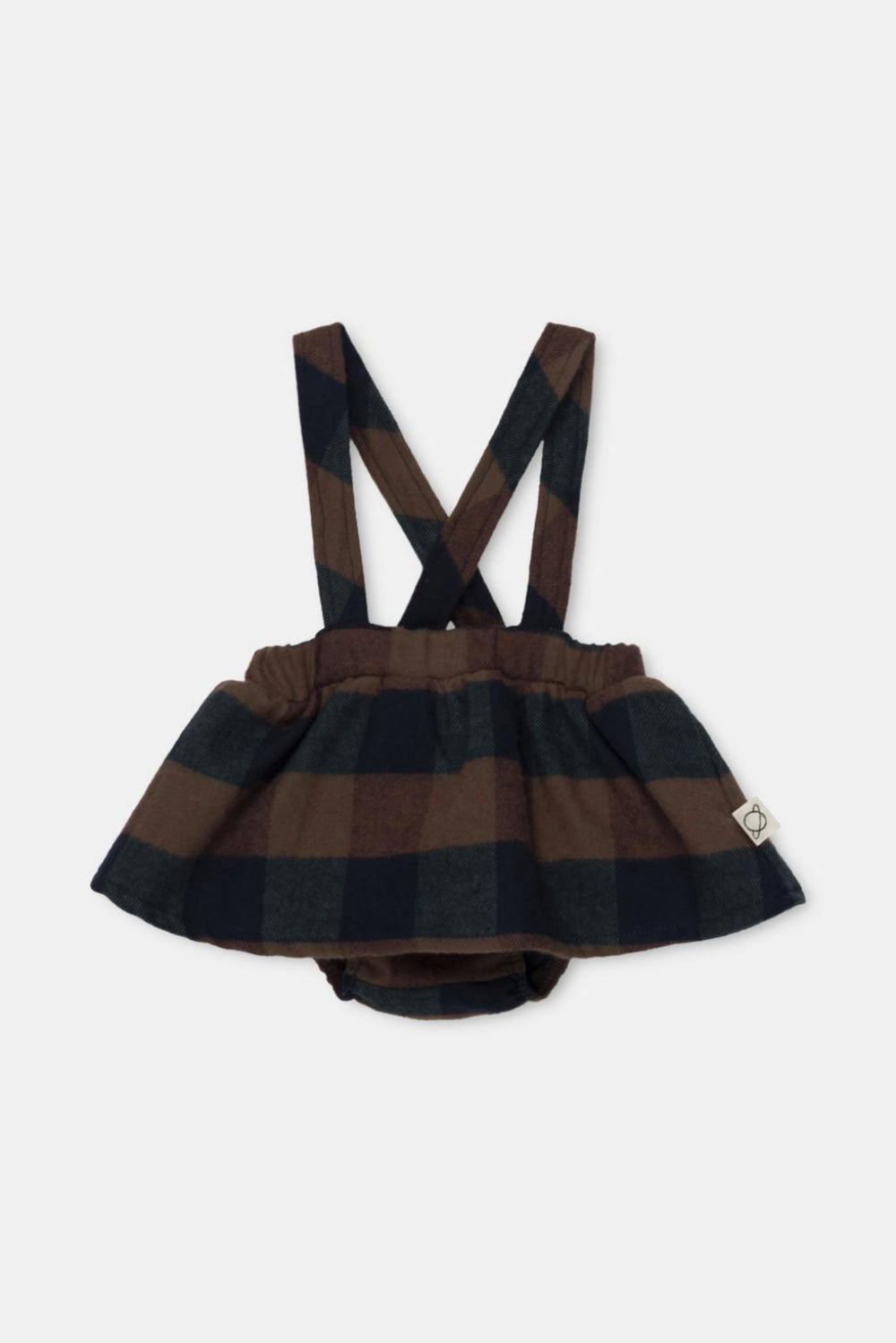Organic plaid baby bloomers - Unique - 6M - overalls - baby