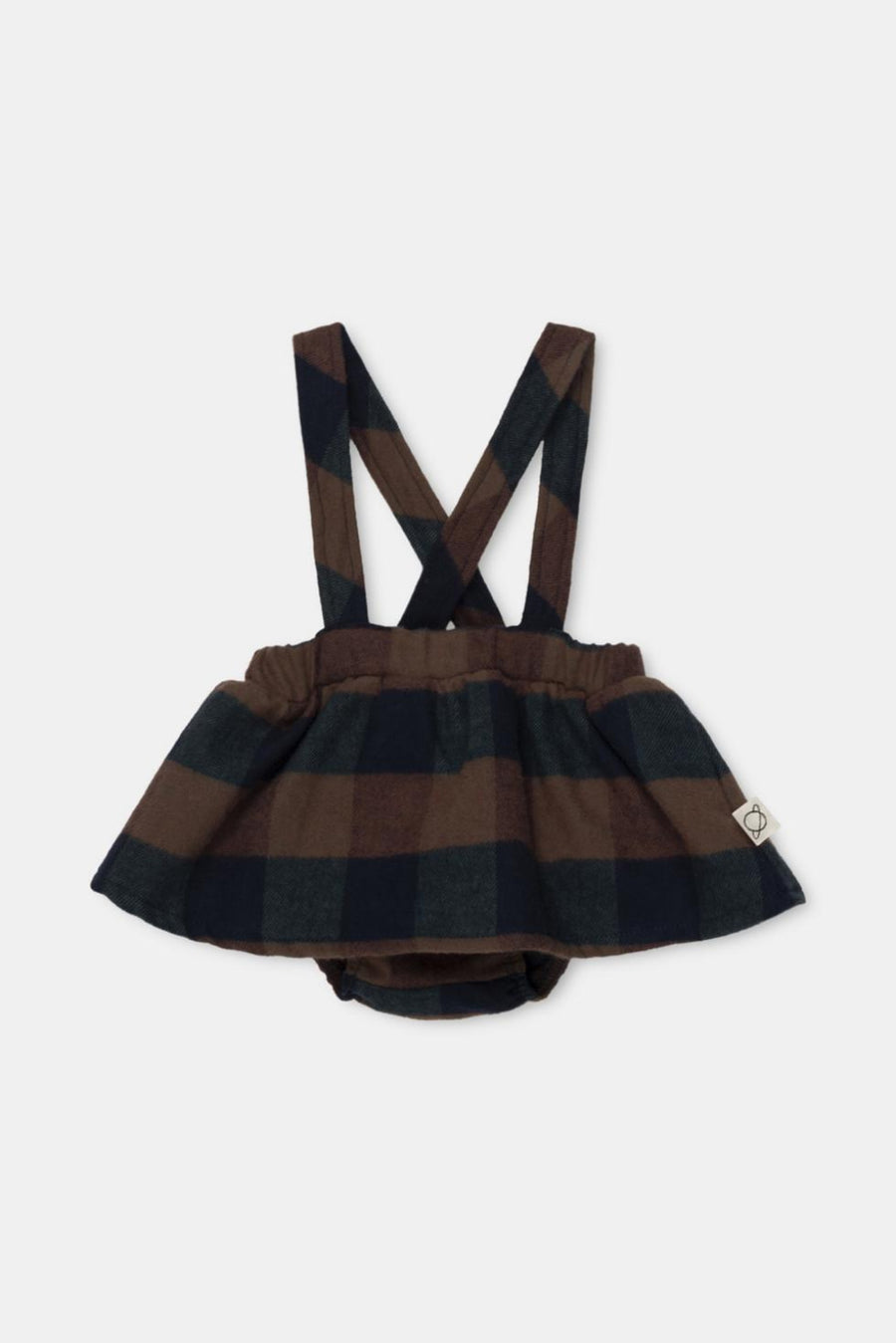 Organic plaid baby bloomers - Unique - 6M - overalls - baby