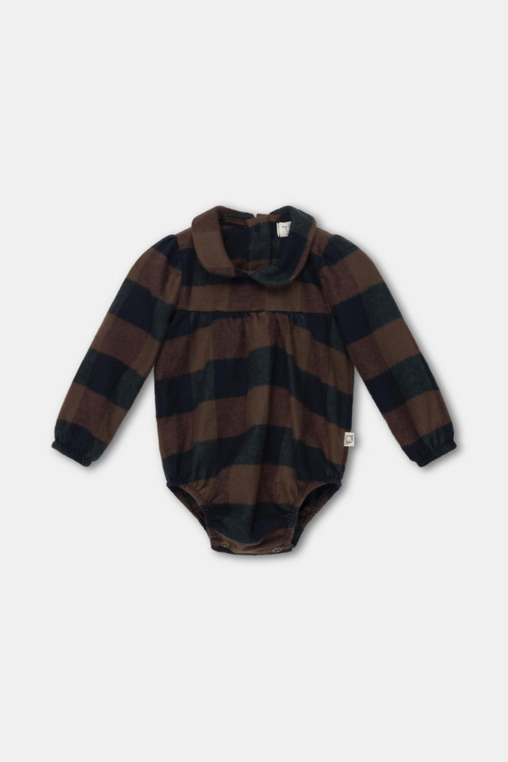 Organic plaid baby romper - Unique - 6M - Bodysuit