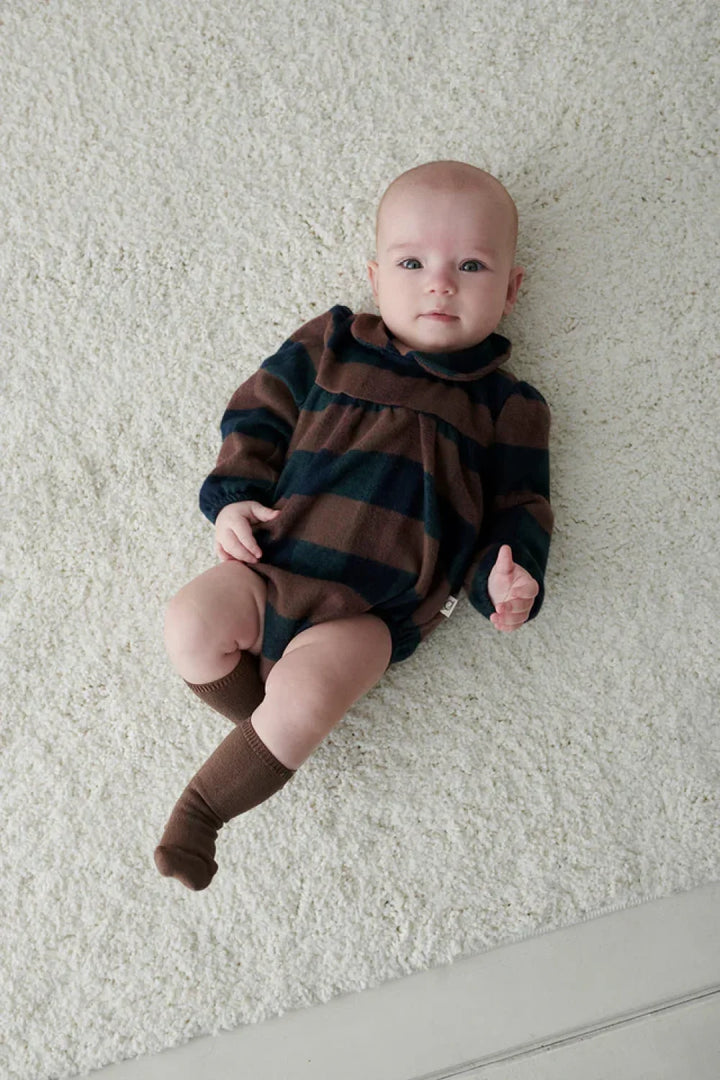 Organic plaid baby romper - Unique - 6M - Bodysuit