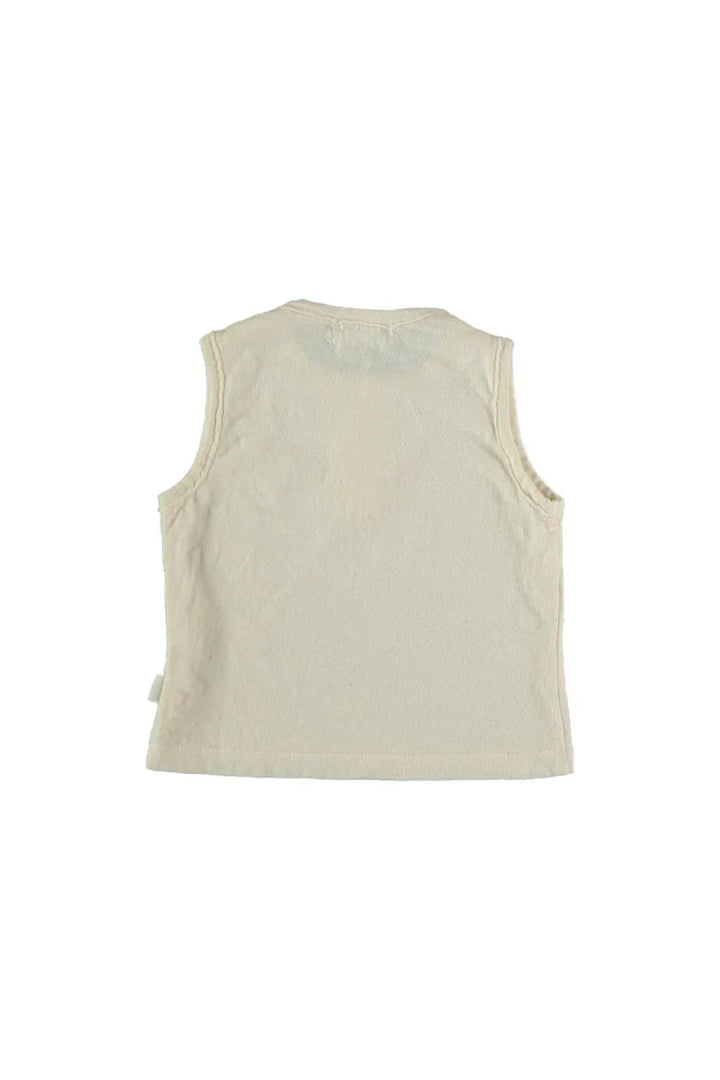 Organic Plain Baby Tank Top - Ivory - 3M - Tank Top
