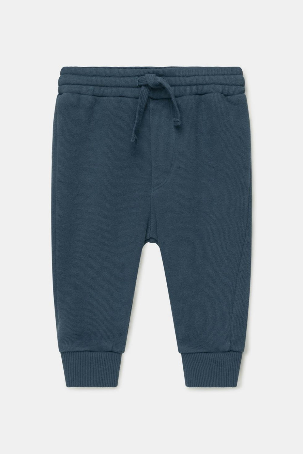 Organic plush baby pants - Blue - Joggers