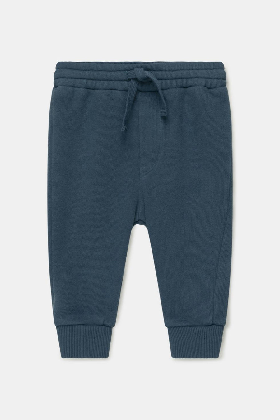 Organic plush baby pants - Blue - Joggers