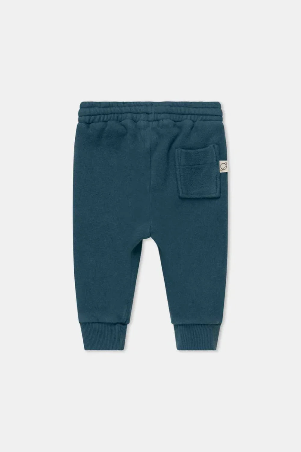 Organic plush baby pants - Blue - Joggers