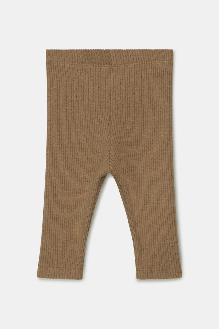 Organic rib baby leggings - Camel - 3M - Leggings