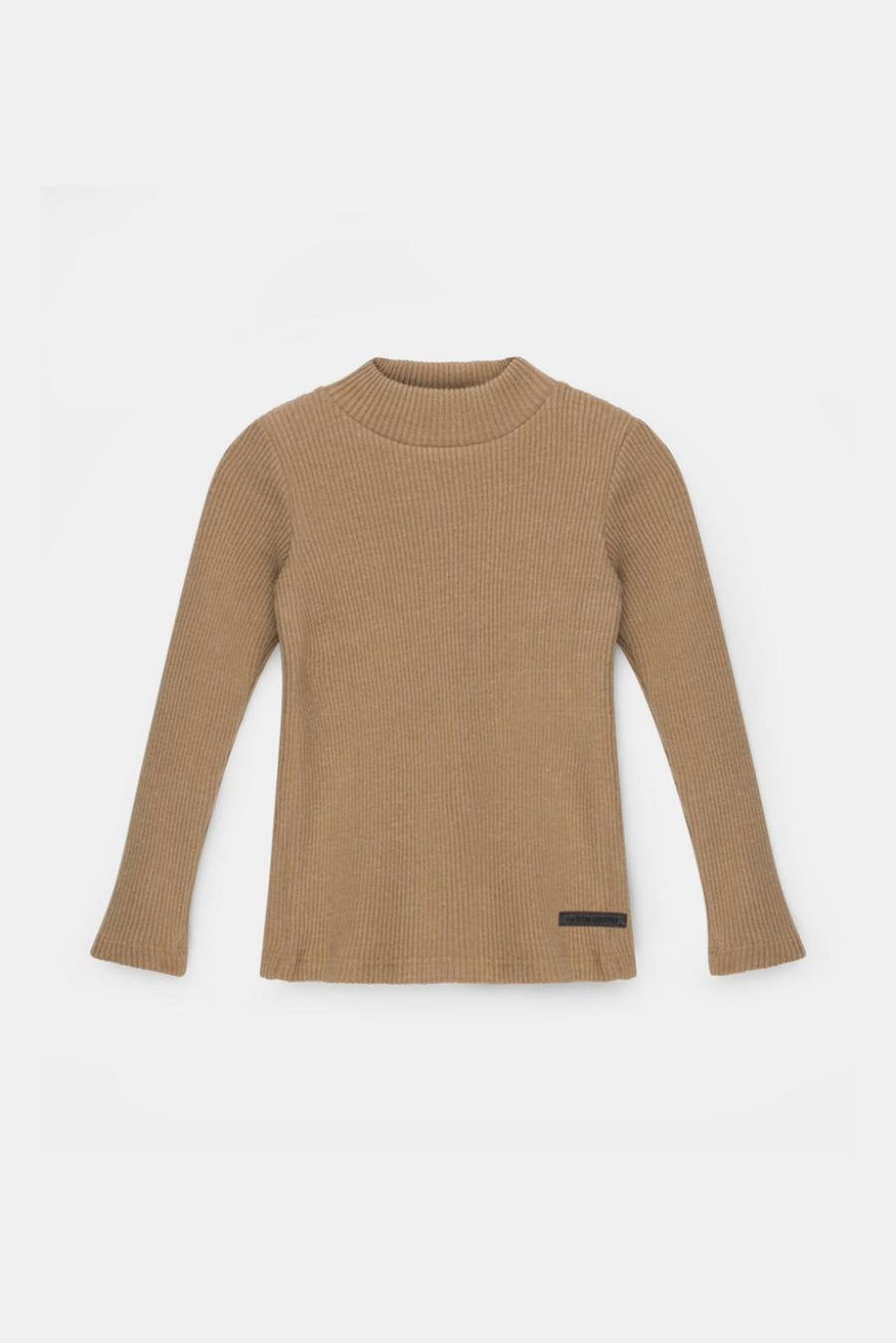Organic rib sweater - Camel - Sweater
