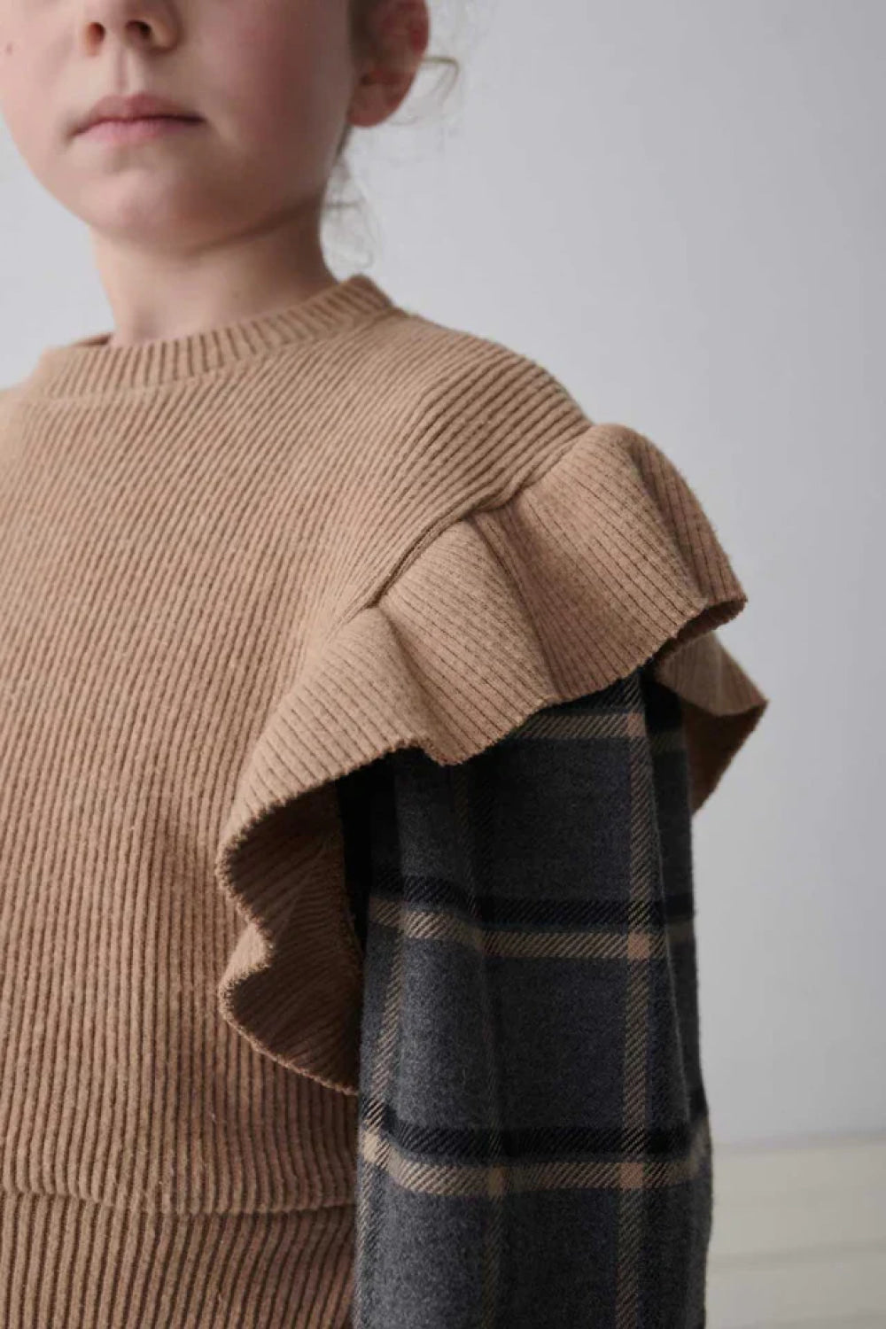 Organic rib vest - Camel - Shirt
