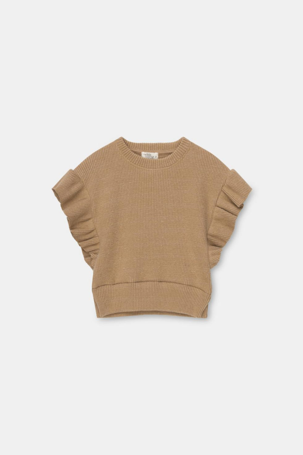 Organic rib vest - Camel - Shirt