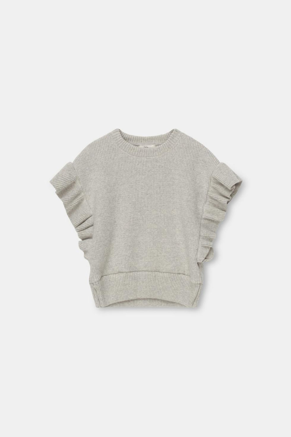 Organic rib vest - Light grey - Shirt