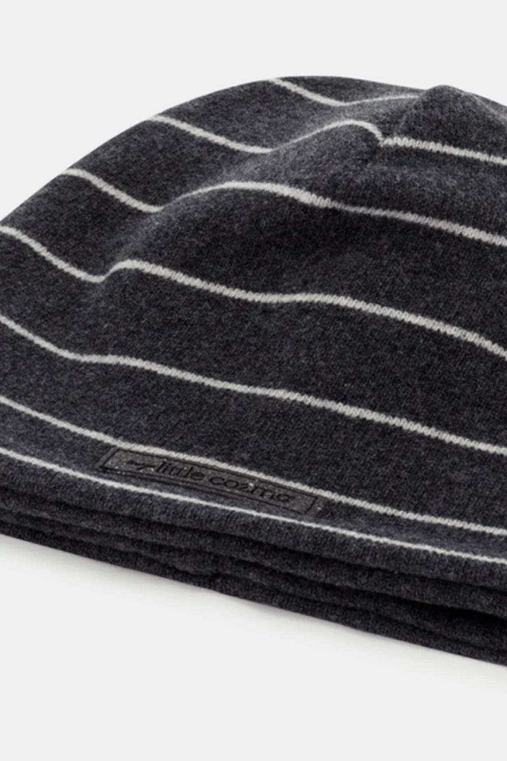 Organic stripes baby beanie - Dark grey - Beanie