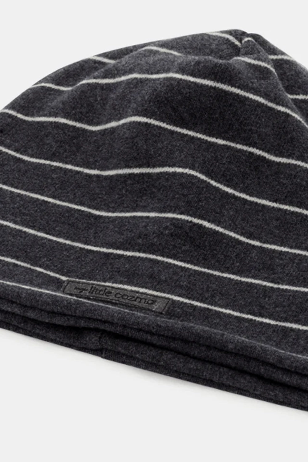 Organic stripes beanie - Dark grey - Beanie