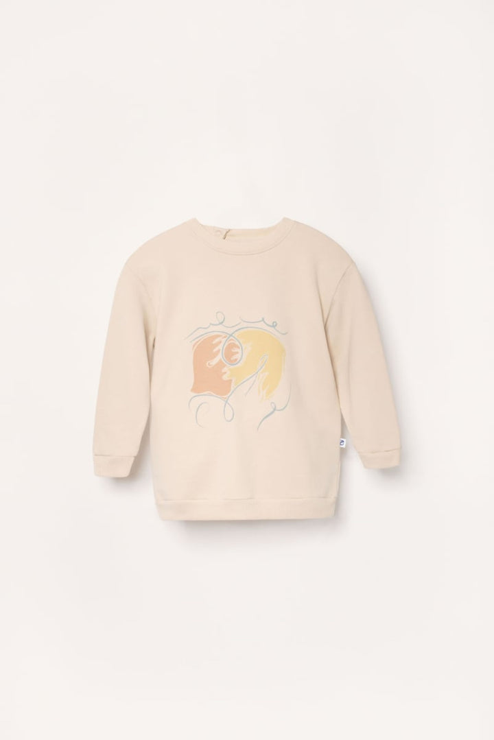 Organic Sweatshirt - Doves - Crewneck Sweatshirt