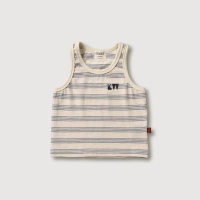 Organic Tank Top - Mist Stripe - Tank Top