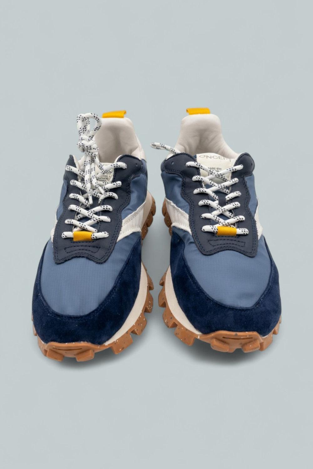 Osaka Elite Lace Up Running Sneakers - Indigo - 9 - Sneaker
