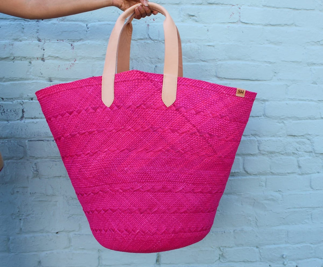 Maracaibo Hot Pink Large Basket