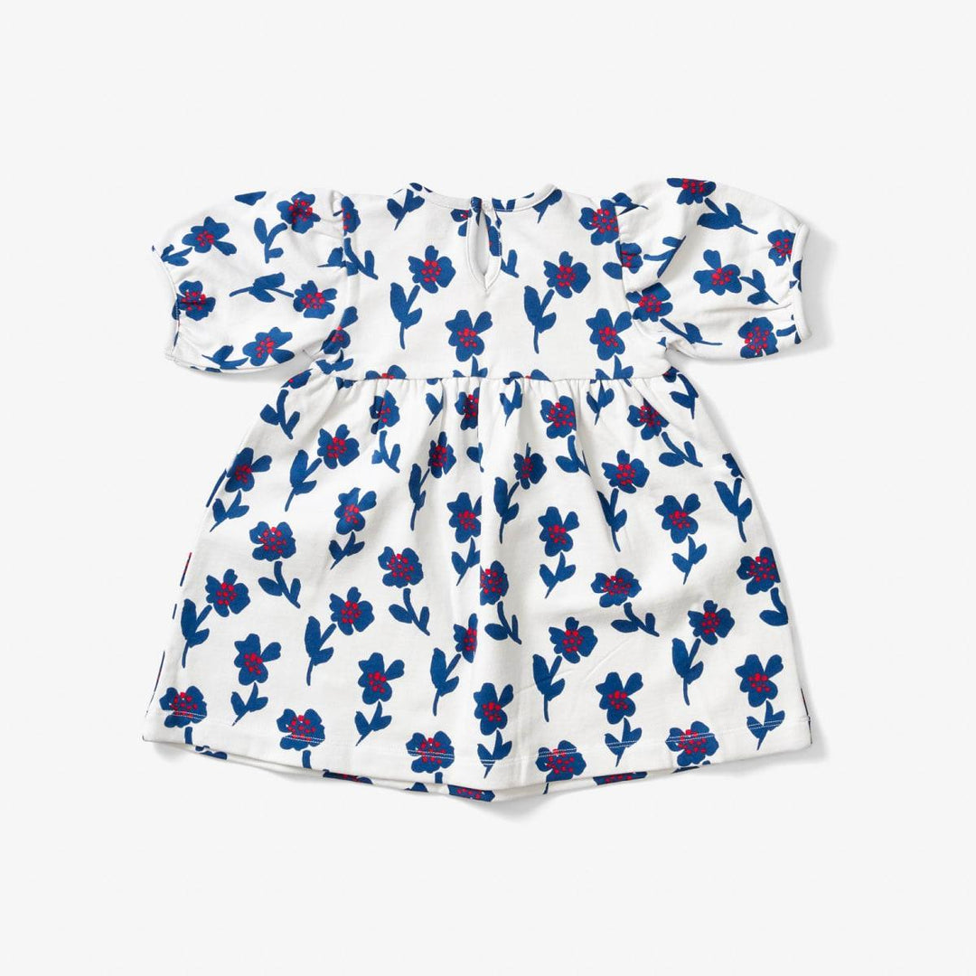 Balloon Sleeve Dress - Fleur Denim