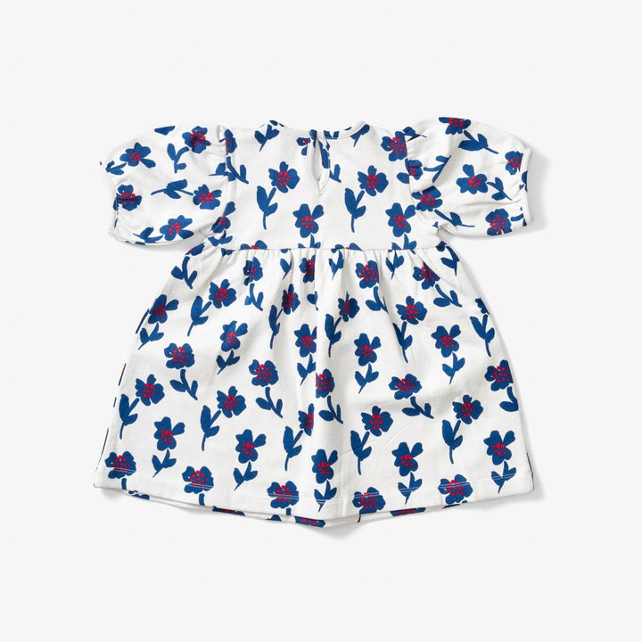 Balloon Sleeve Dress - Fleur Denim