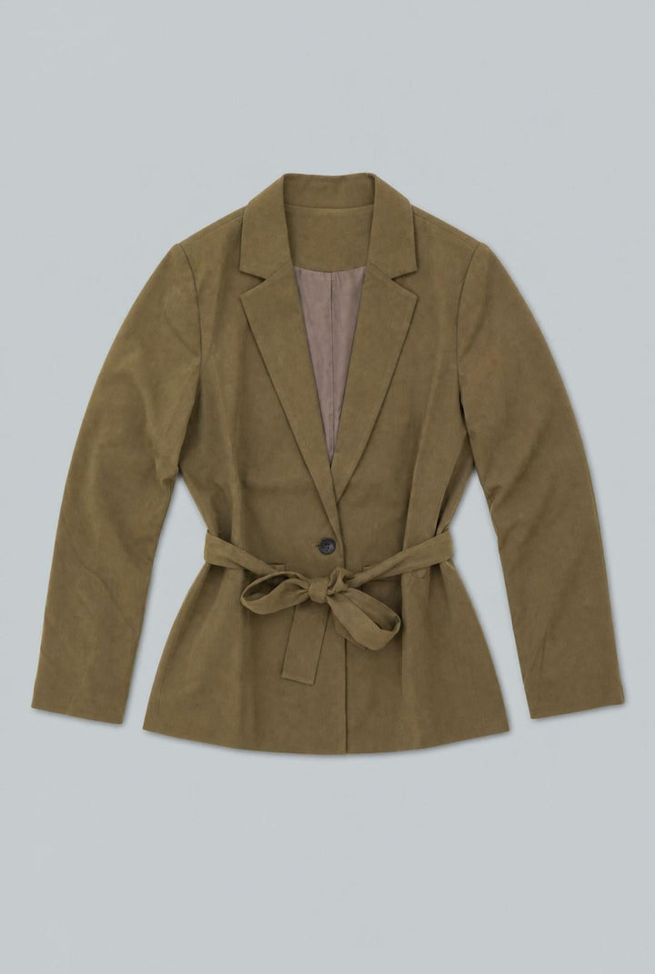 Oversized Classic Blazer - Army - Blazer