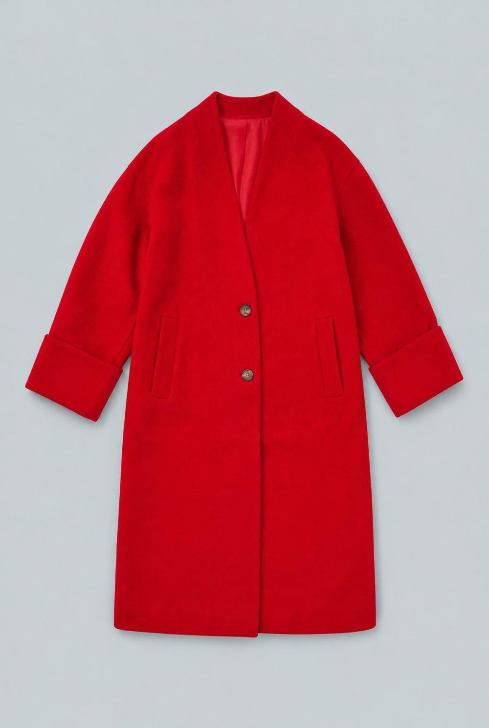 Oversized Coat - Red - Coat