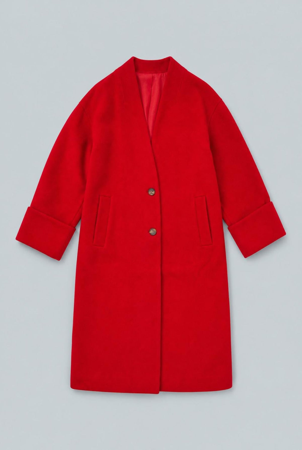 Oversized Coat - Red - Coat