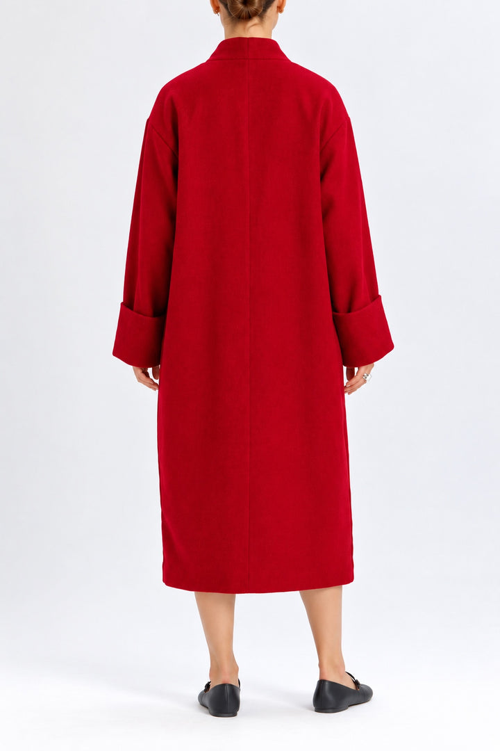 Oversized Coat - Red