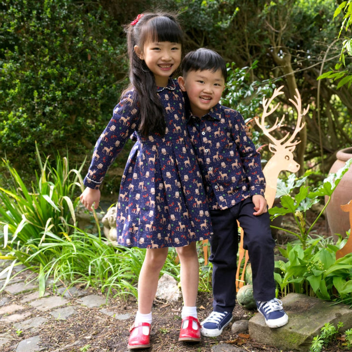 Owls in The Woods Shirt - 10y - Button Down Shirt