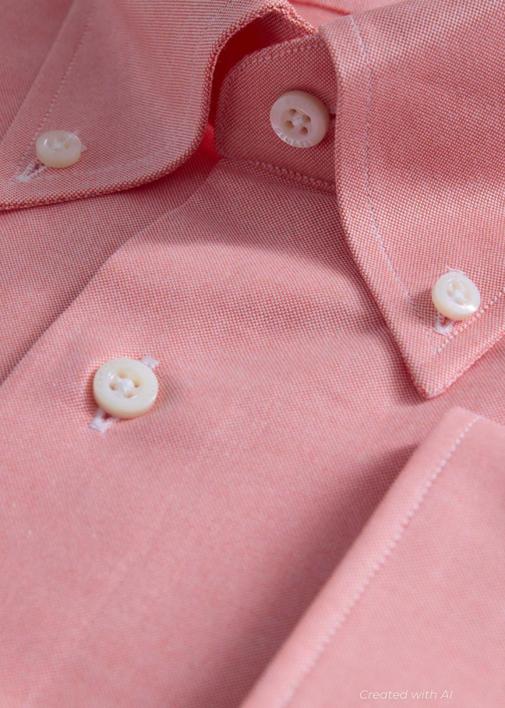 Oxford Logo Sport Shirt - Orange - Collared Shirt