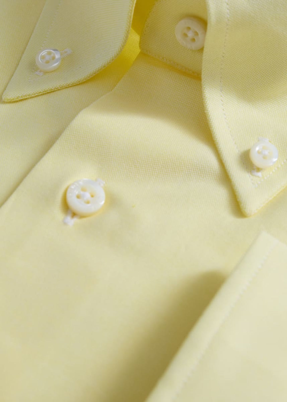 Oxford Logo Sport Shirt - Yellow - Collared Shirt
