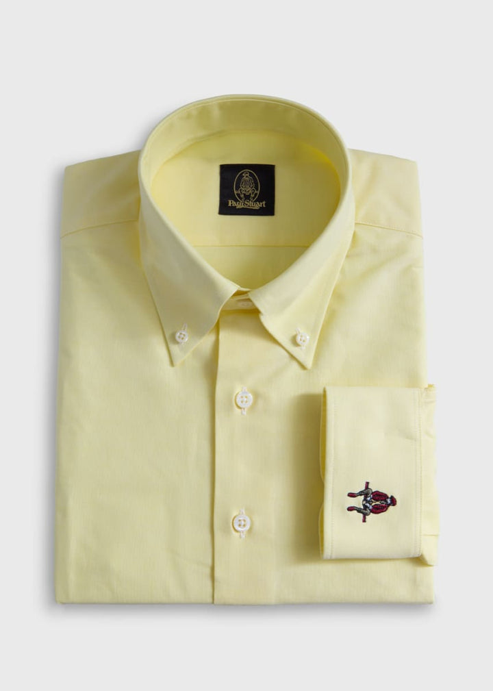 Oxford Logo Sport Shirt - Yellow - Collared Shirt