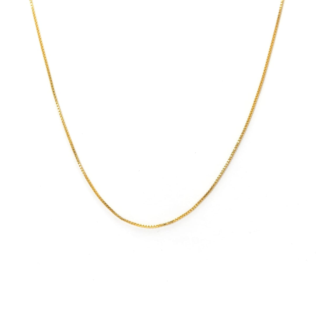 Box Chain Necklace - Gold