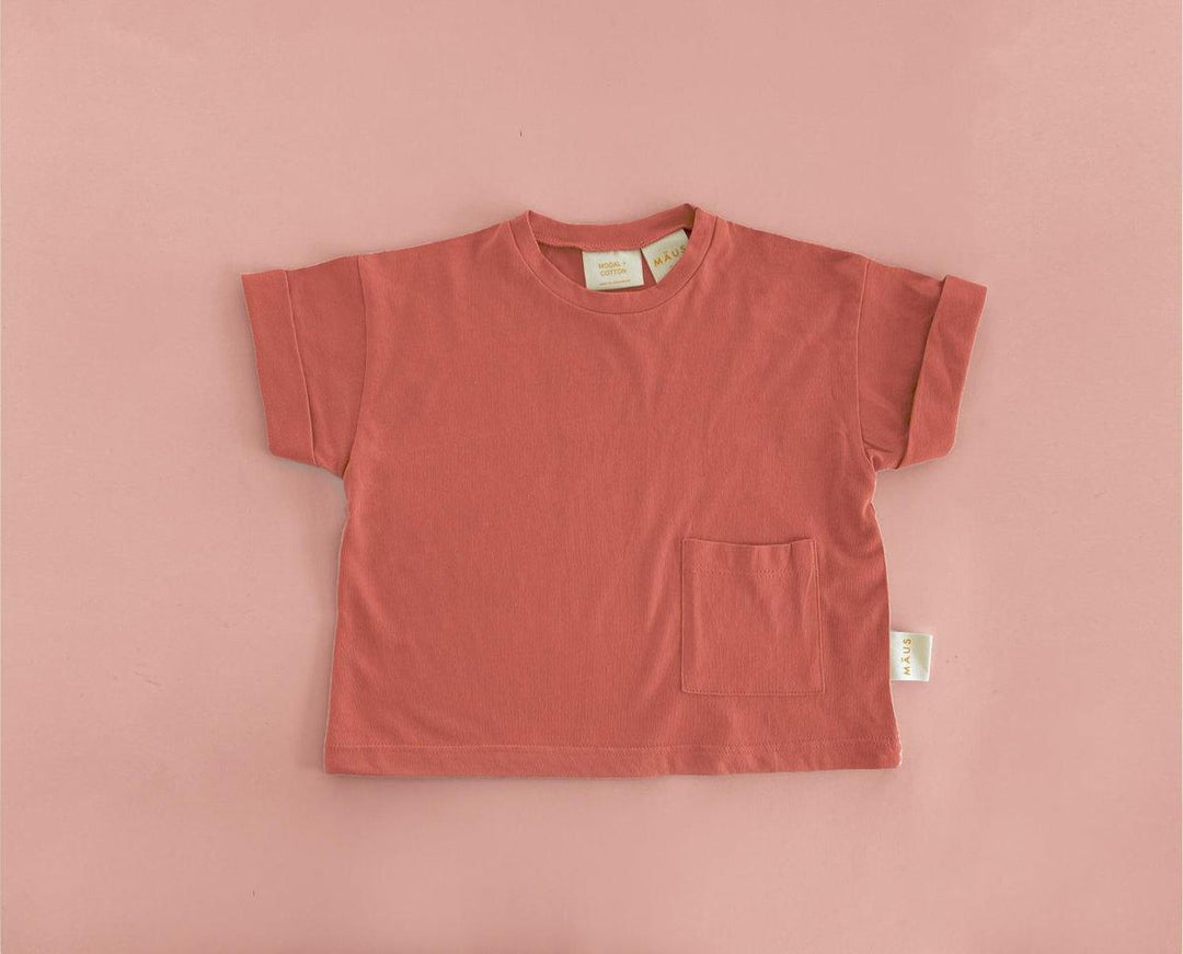 Organic Cotton Tee - Blush