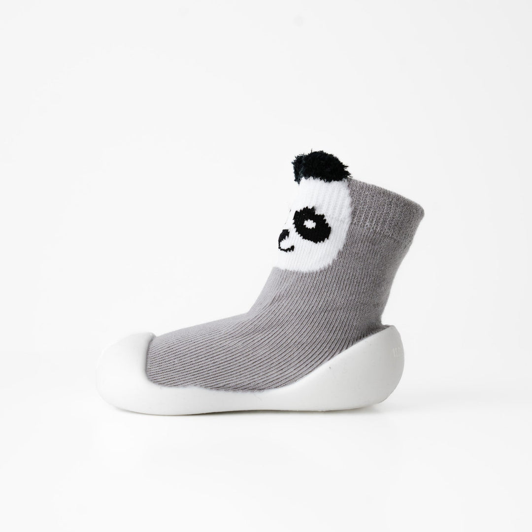 White Sole SlipKix™ - Panda