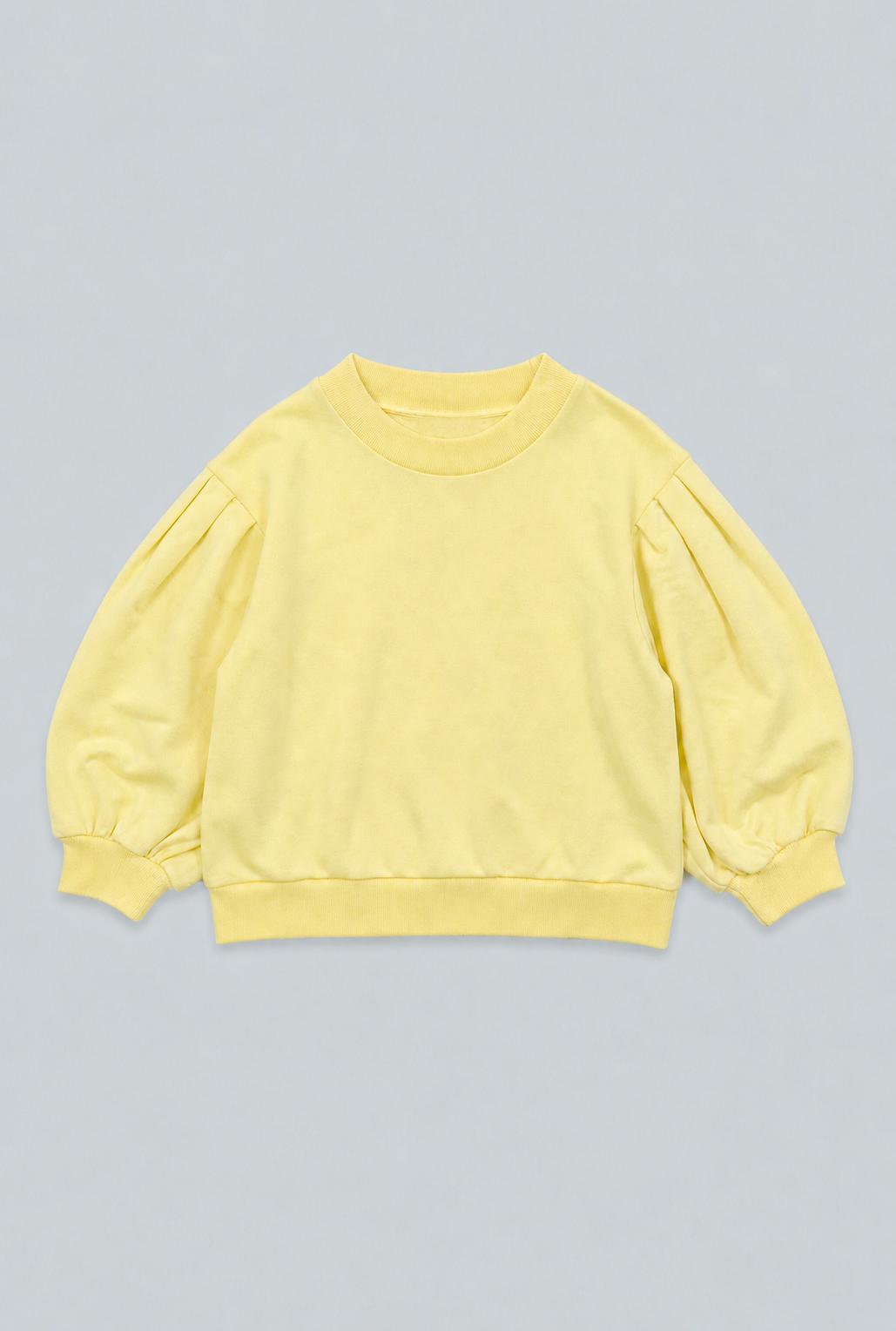 Mandi Cropped Sweatshirt - Yellow