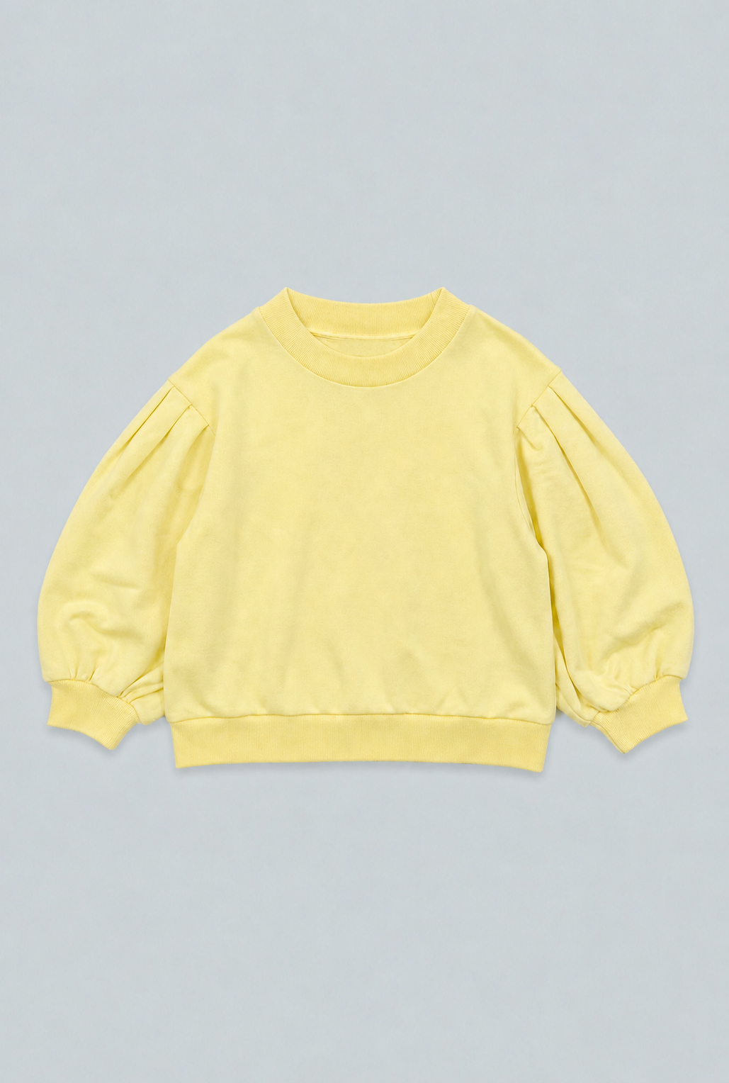 Mandi Cropped Sweatshirt - Yellow